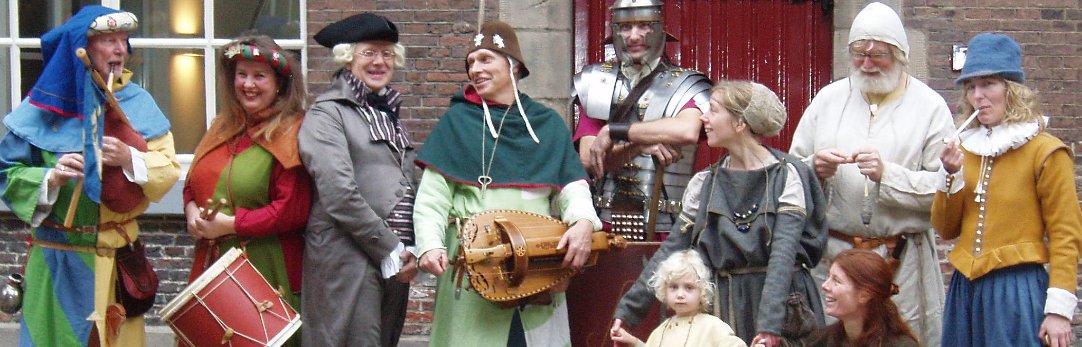 multiperiod reenactors from the stone age to the 18th century